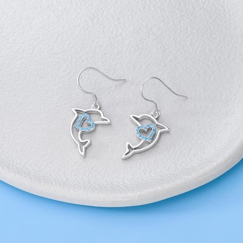 Alloy heart-shaped diamond inlaid hollow earrings (Minimo de compra 10) MIC-ZhuY009