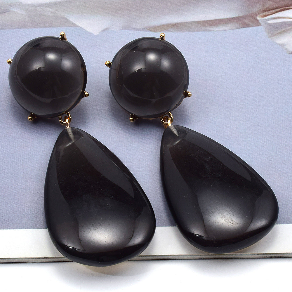 Alloy simple and cute temperament earrings (Minimo de Compra 2) MIC-ShenK002