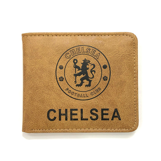 Wallet PU Leather Retro Camel Football Club Wallet Real Madrid Barcelona Paris JBH002