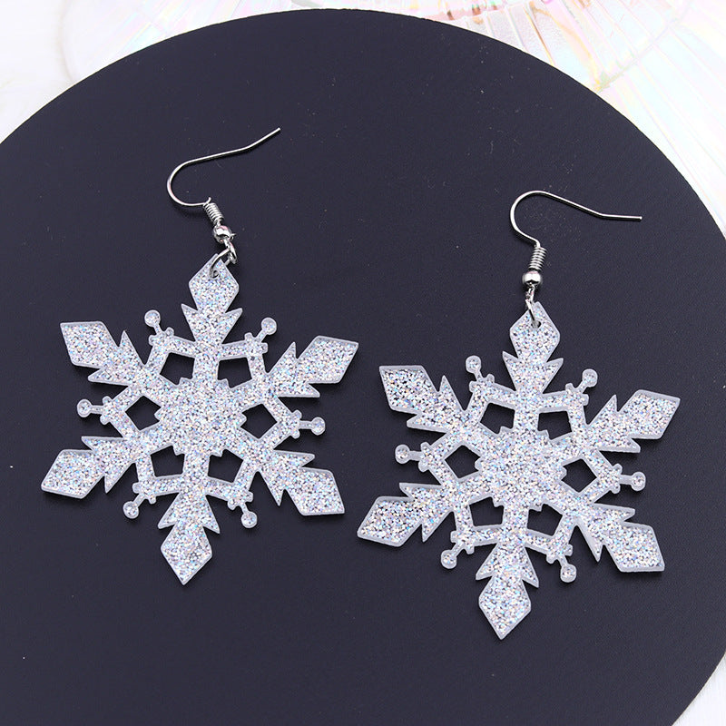 Acrylic Carnival Star Earrings MIC-DuAi009