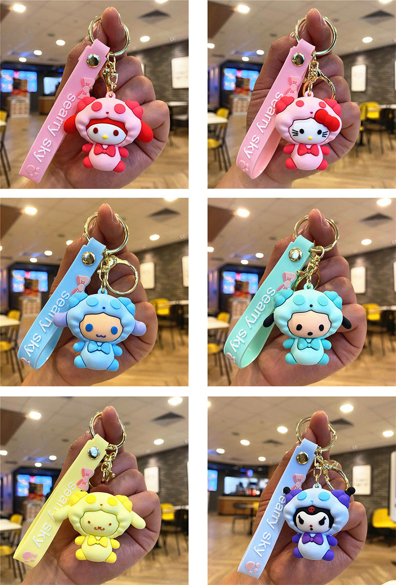 PVC new handmade Japanese cartoon keychain MIC-YiM001