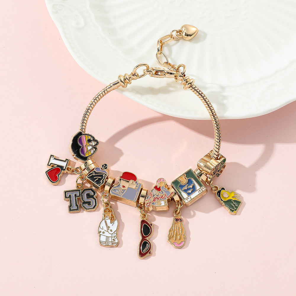 Alloy cartoon bracelet (Minimo de Compra 5) MIC-ZhuoX029