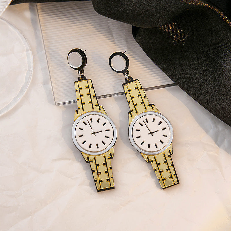 Alloy personalized watch earrings MIC-MDD126