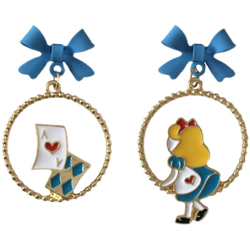 Alloy Cute Escape Princess Earrings (Minimo de compra 2) MIC-YBY030