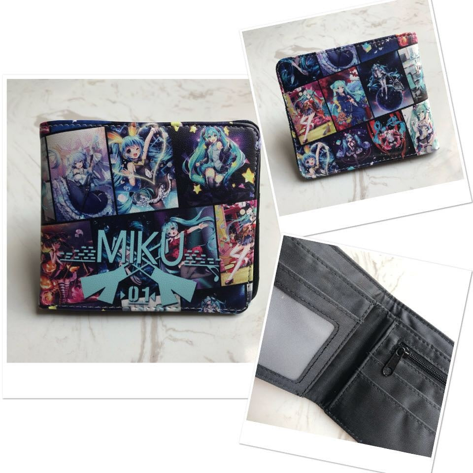 PU cartoon anime short zipper wallet MIC-ChangY008