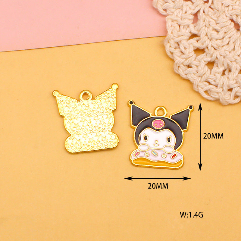 Alloy cartoon small animal pendant (Minimo de Compra 10) MIC-JingX017