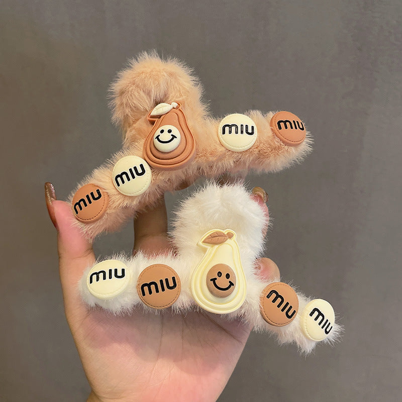 Plush cartoon cute hair clip (Minimo de compra 2) MYA-MiaoD003