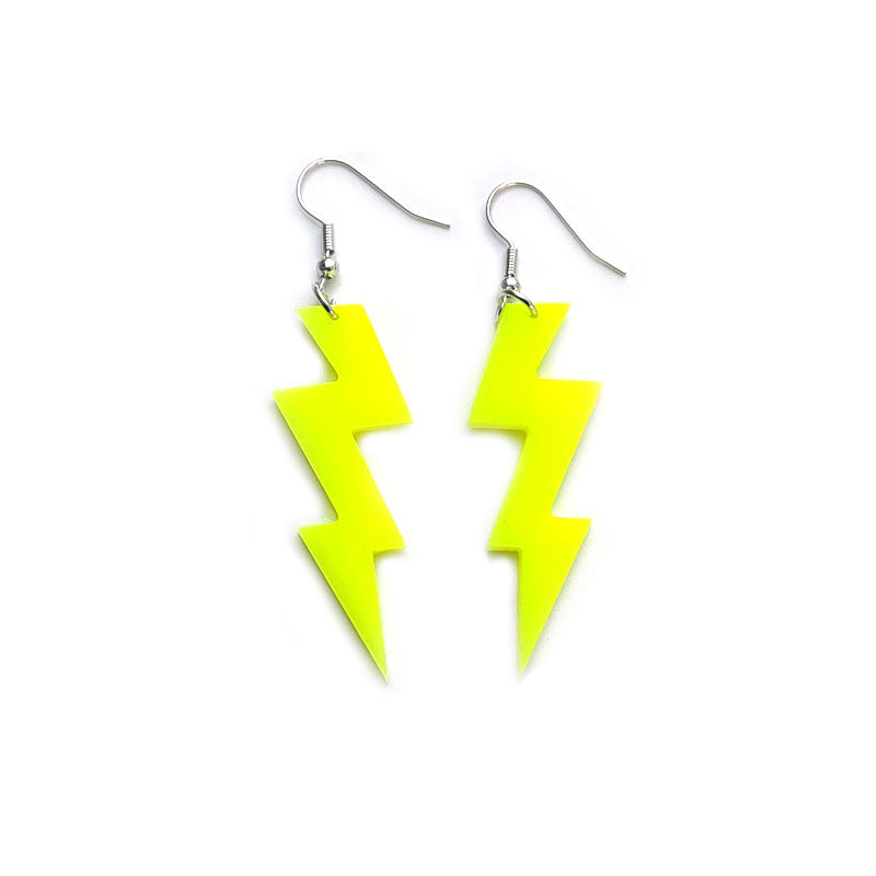 Acrylic Lightning Earrings MYA-QiuG013