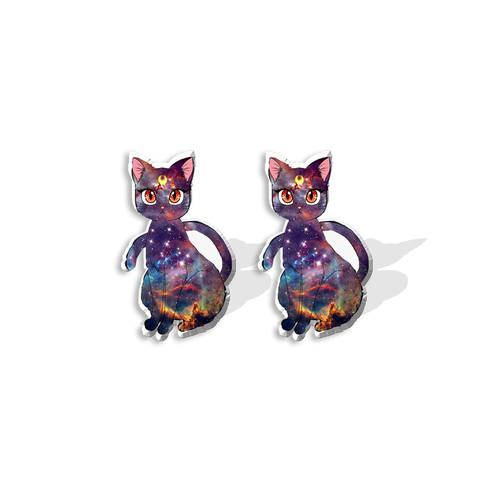 Alloy cartoon beautiful girl warrior earrings (Minimo de compra 5) MYA-XiangL083