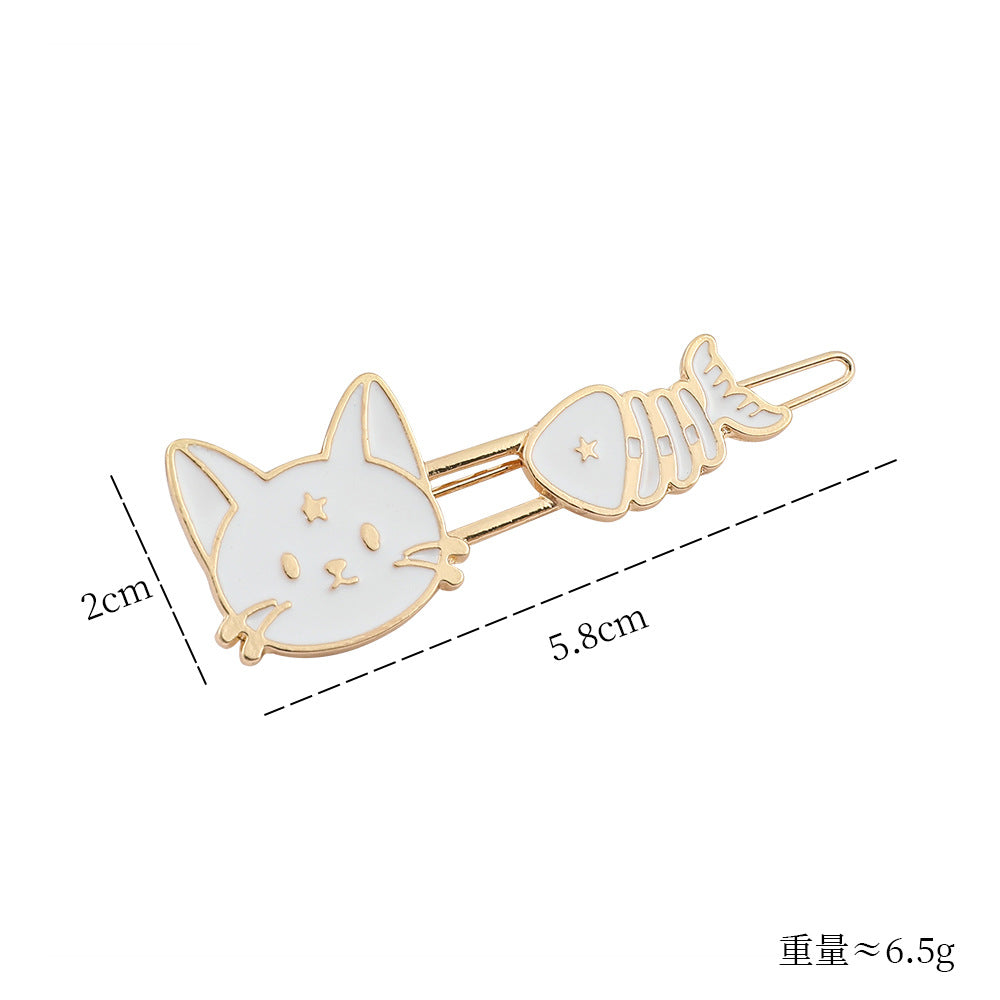 Alloy Cute Bee One Line Hair Clip (Minimo de compra 2) MIC-YunX011