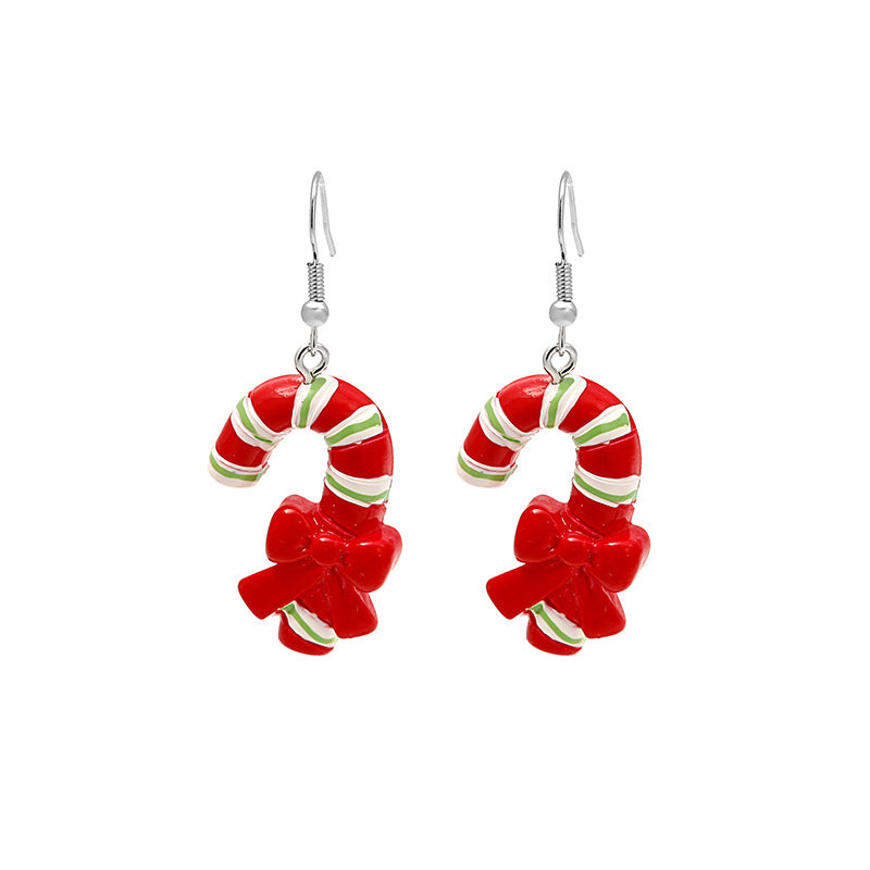 Alloy Christmas series earrings (Minimo de Compra 2) MIC-MDD078