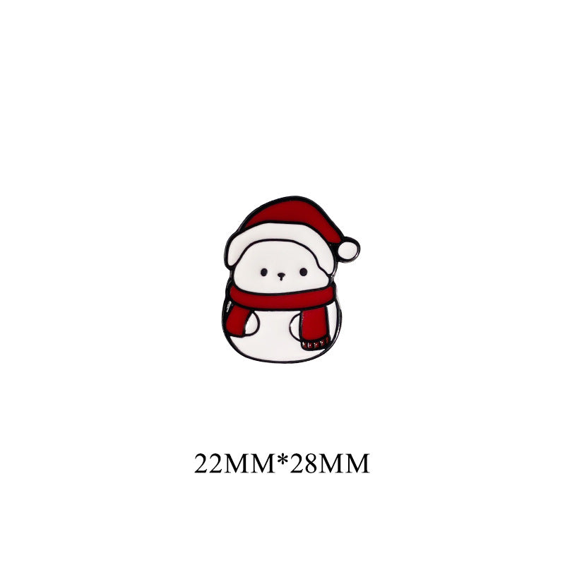 Alloy Santa Claus brooch (Minimo de compra 2) MIC-DongQ018