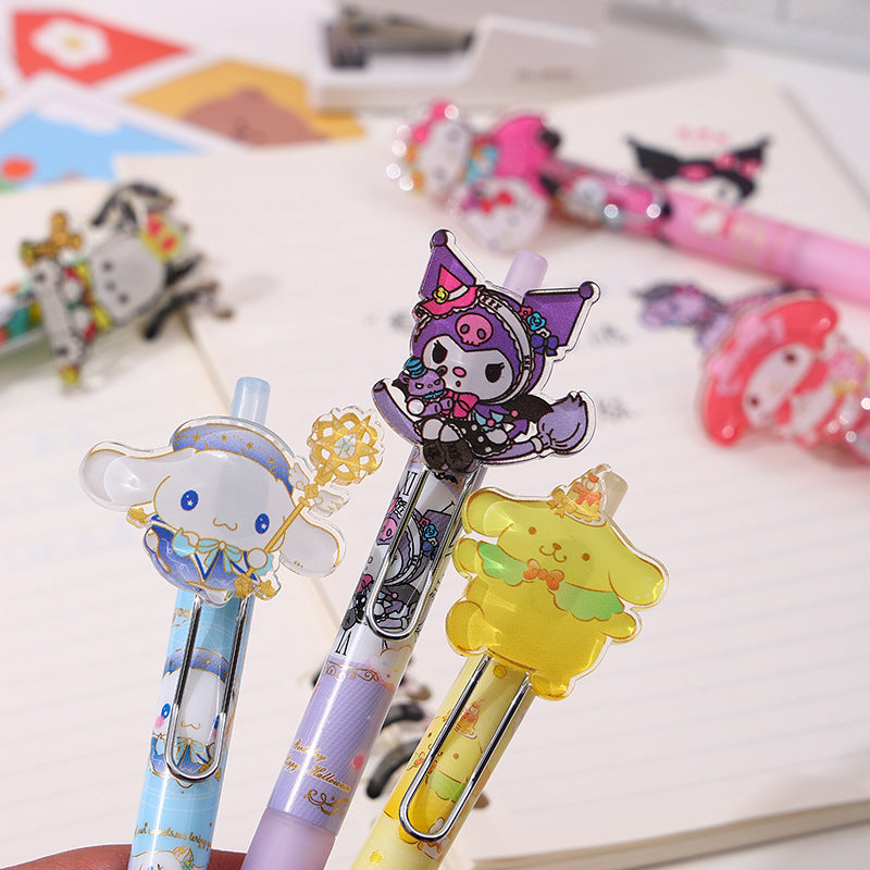 Plastic cute wacky press the neutral pen 36PCS MIC-YJN011