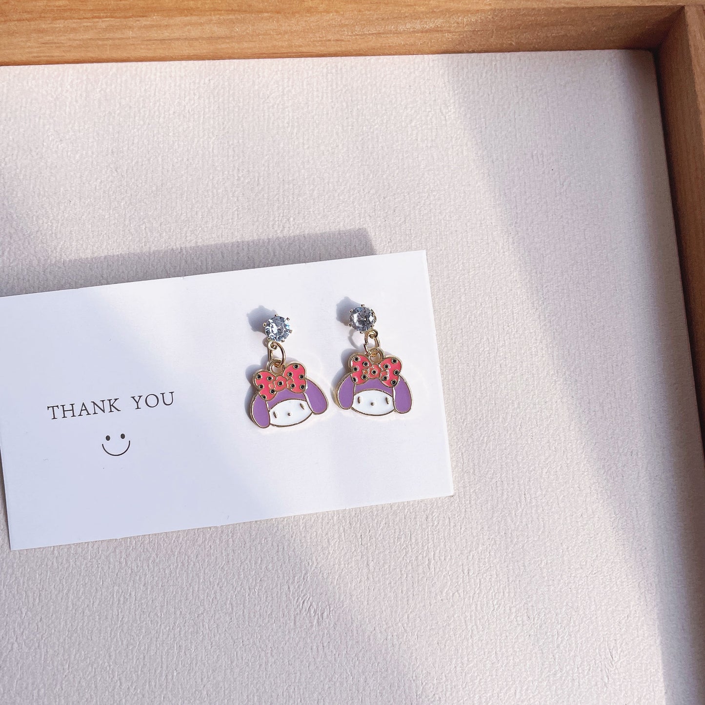 Alloy Sweet Personalized Cartoon Earrings YiJ030