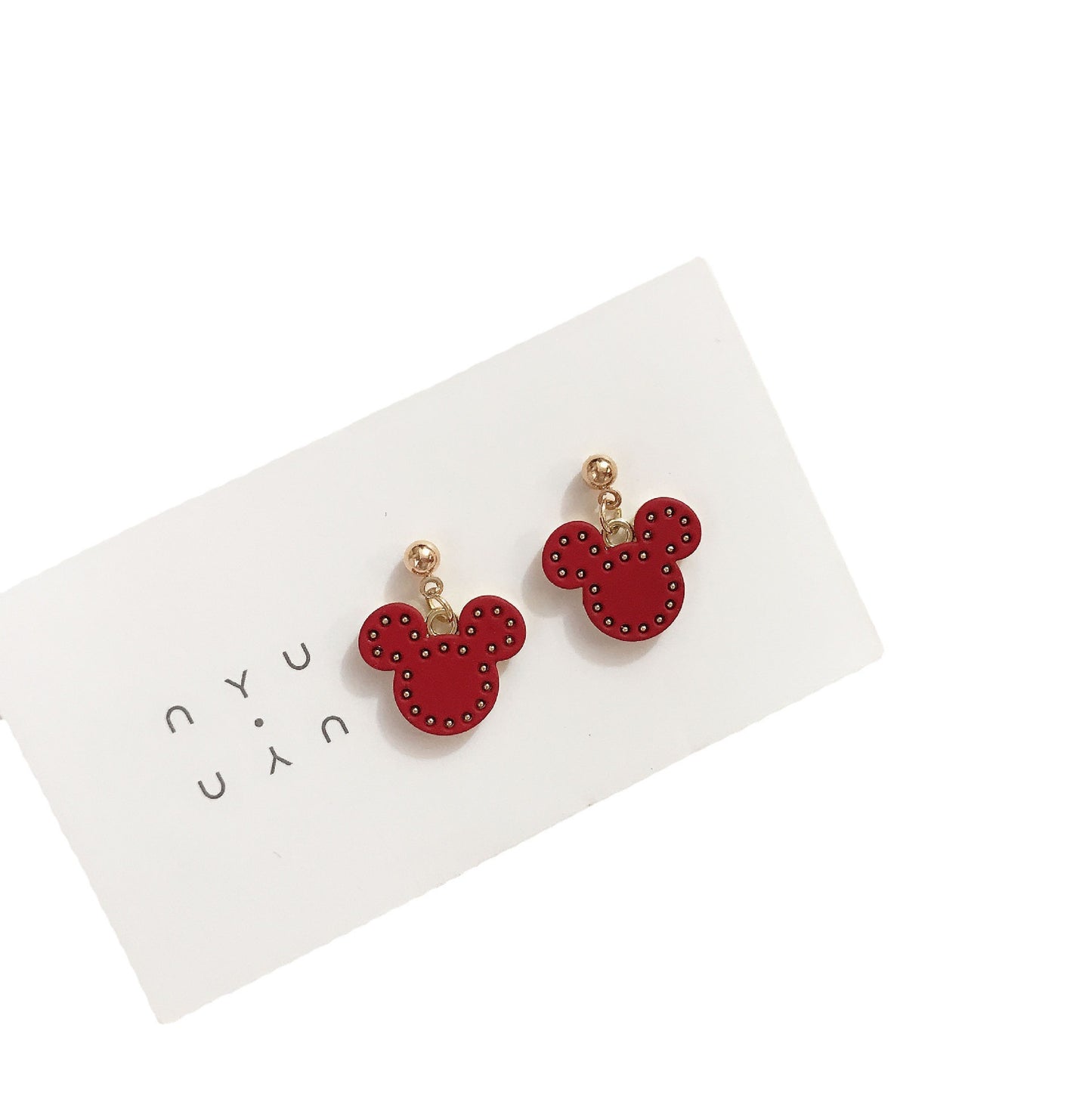 Alloy cartoon cute little bear earrings MYA-JiX027