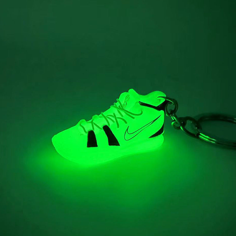 Keychains PVC Stereo Shoe Model Luminous Sneakers MIC-QLP037