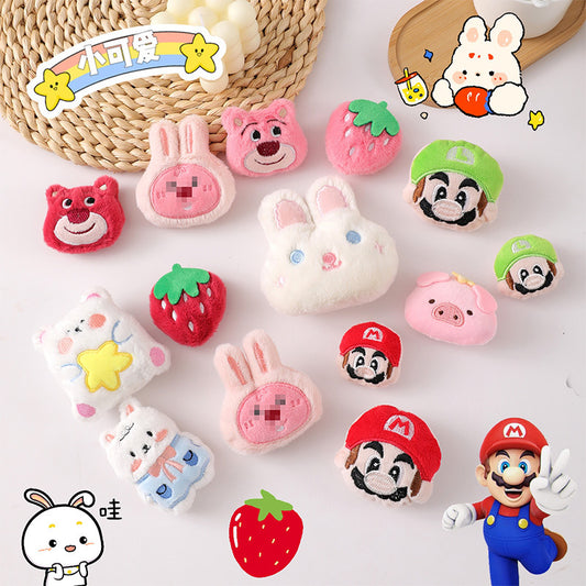 Plush cartoon cute Mario brooch MIC-ZhanY003