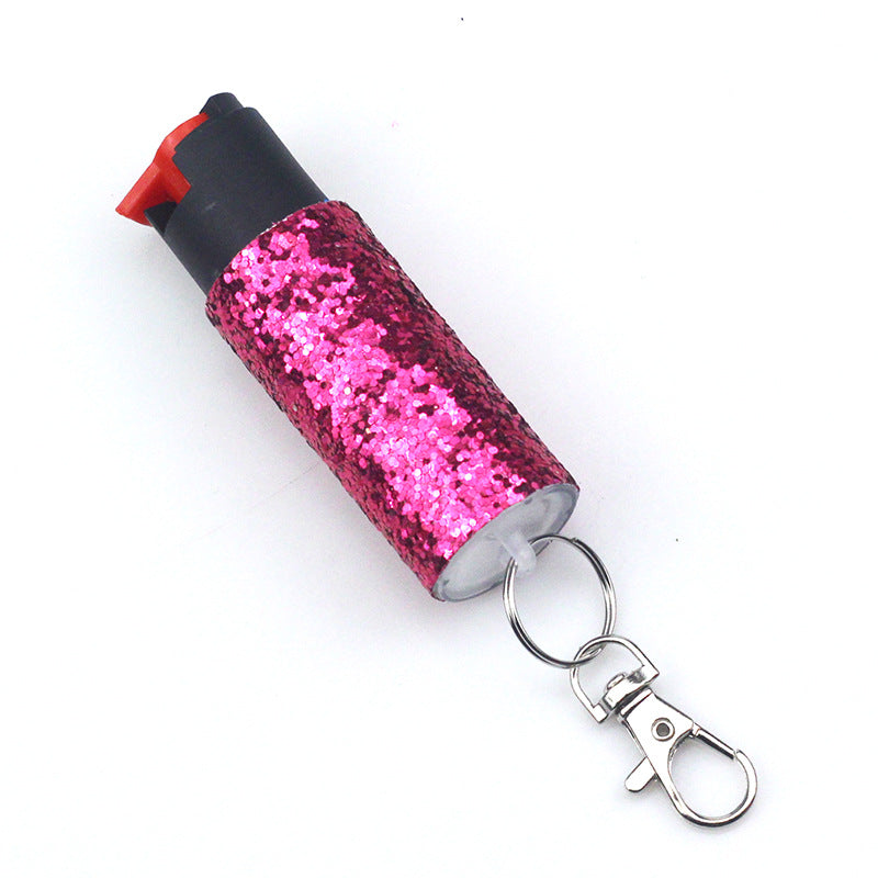 alloy PU anti wolf keychain CanW009