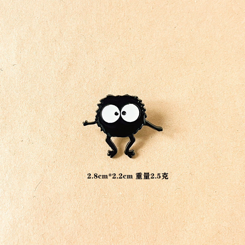 Alloy Small Coal Ball Elf brooch (Minimo de compra 6) MIC-ShengM015