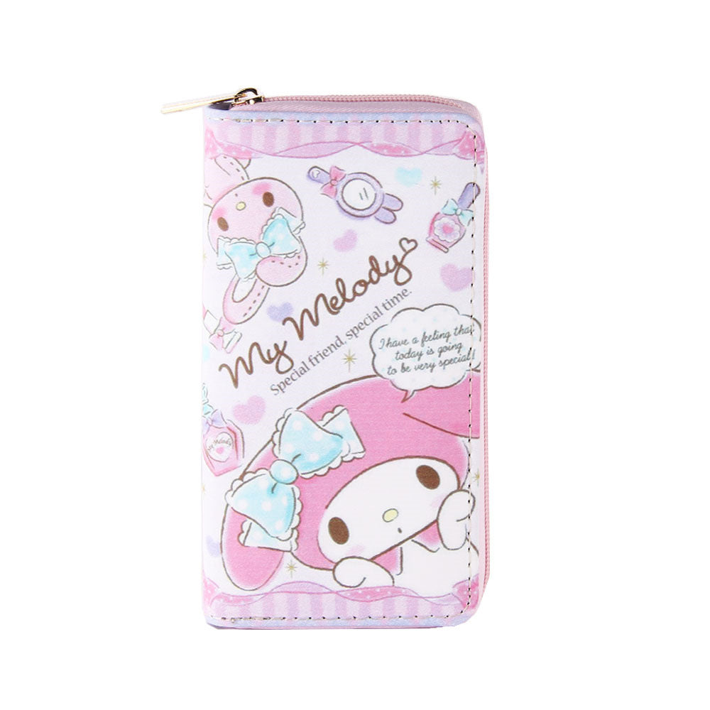 PU cartoon long zipper wallet (S) DengX027