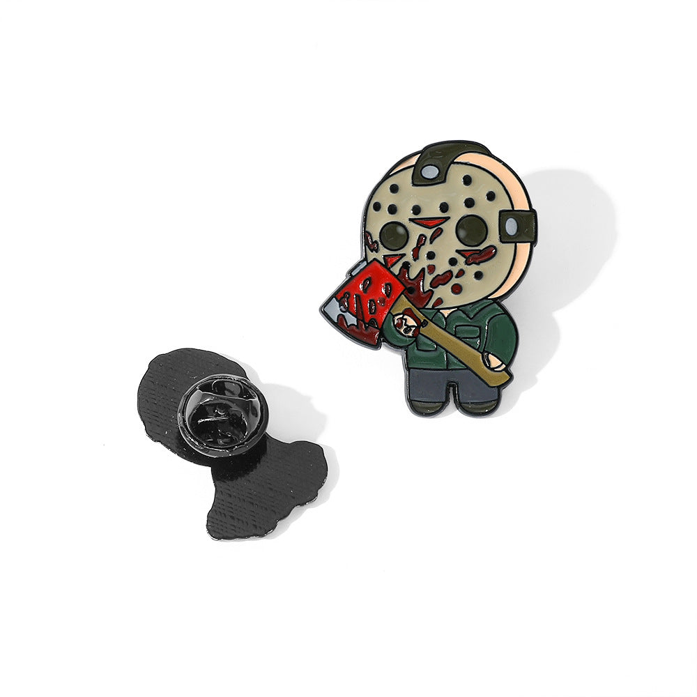 Metal Killer Jason brooch (Minimo de Compra 2) MIC-ShengY05