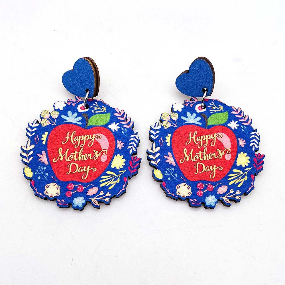 Alloy Apple Flower Earrings MIC-ChenY010