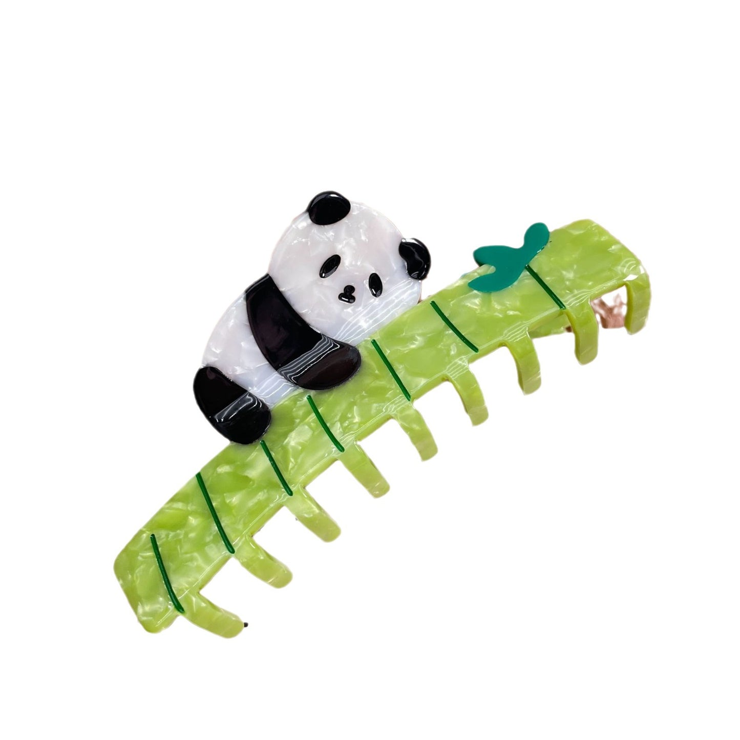 Plastic panda animal hair clip (Minimo de Compra 2) MIC-AZX002