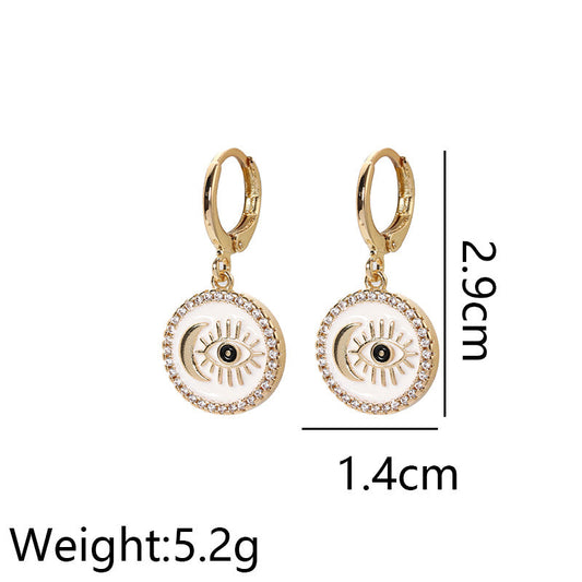 Evil Eye Copper Gold Plated 14k(Minimo de Compra 2) MIC-GuTe007