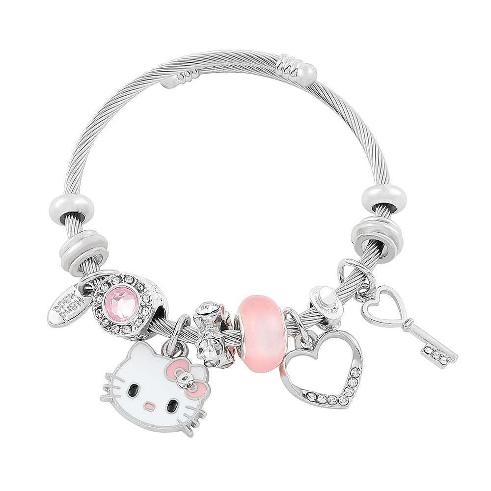 Alloy Panjiadora Cartoon Bracelet (Minimo de Compra 2) MIC-FeiM010