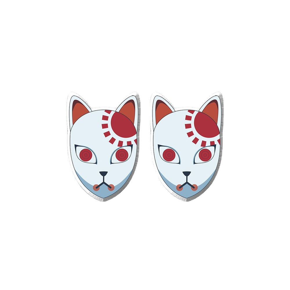 Earrings Acrylic Cartoon Stud Earrings Minimo de compra 2 (M) XiangL016