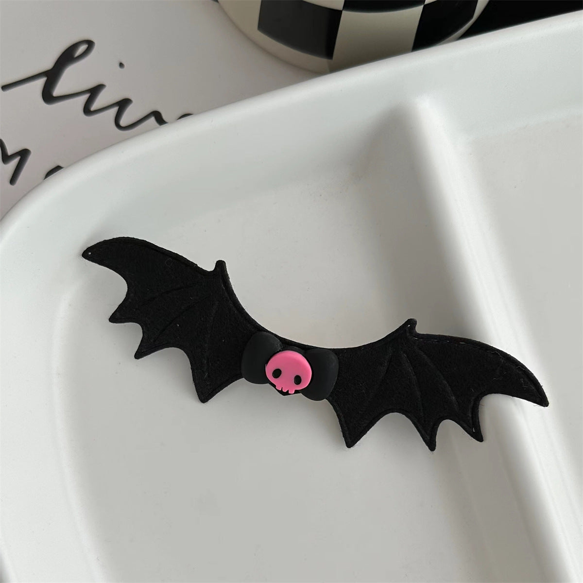 Plastic Halloween Bat Devil Wing Hair Clip (Minimo de Compra 2) MIC-ShiM005