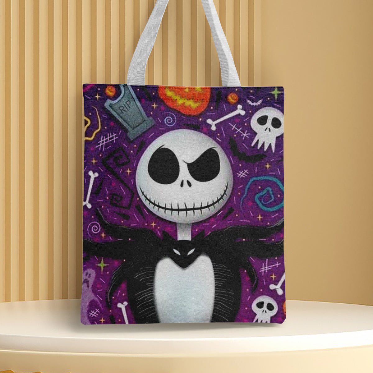 Polyester Halloween canvas shoulder bag (Minimo de Compra 2) MYA-QB010