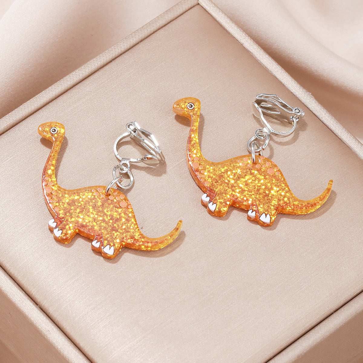 Acrylic Creative Dinosaur Earrings (Minimo de Compra 2) MIC-LiangR002