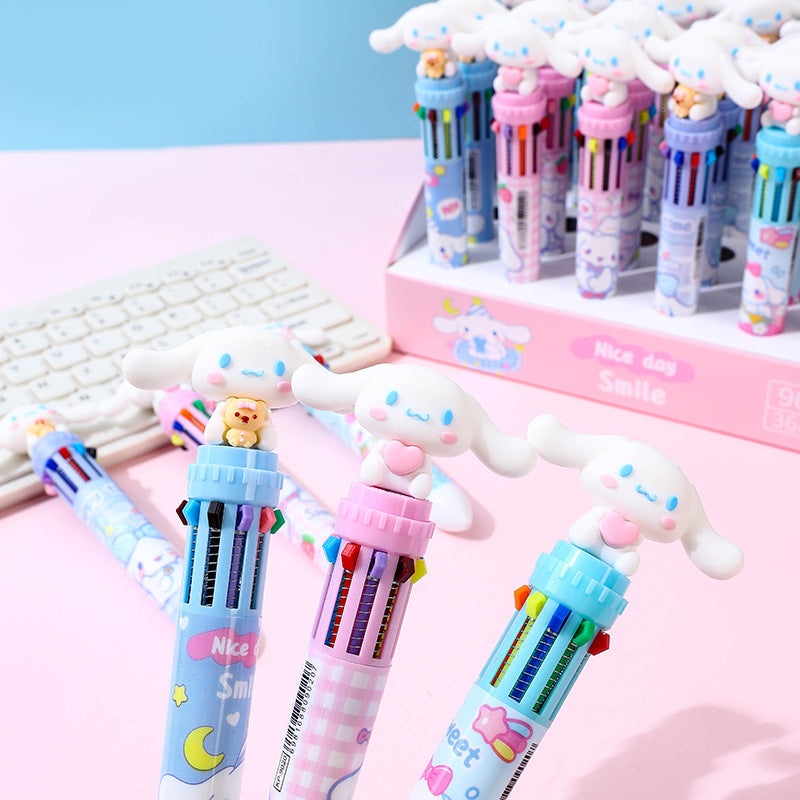 Plastic cute wacky press the neutral pen 36PCS MIC-YJN012