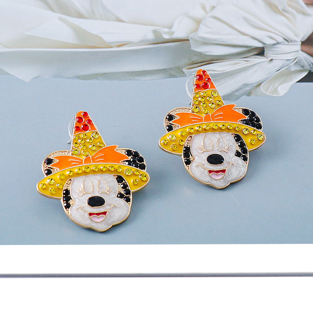 Alloy cartoon cute earrings MYA-JuJ018