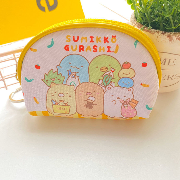 PU Cartoon Cute Half Round Wallet (Minimo de compra 3) MYA-XingB002