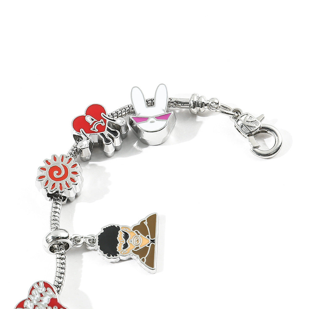 Alloy Bad Rabbit Karol Bracelet (Minimo de Compra 5) MYA-ZhuoX021