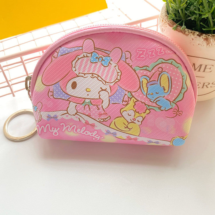 PU Cartoon Cute Half Round Wallet (Minimo de compra 3) MYA-XingB002