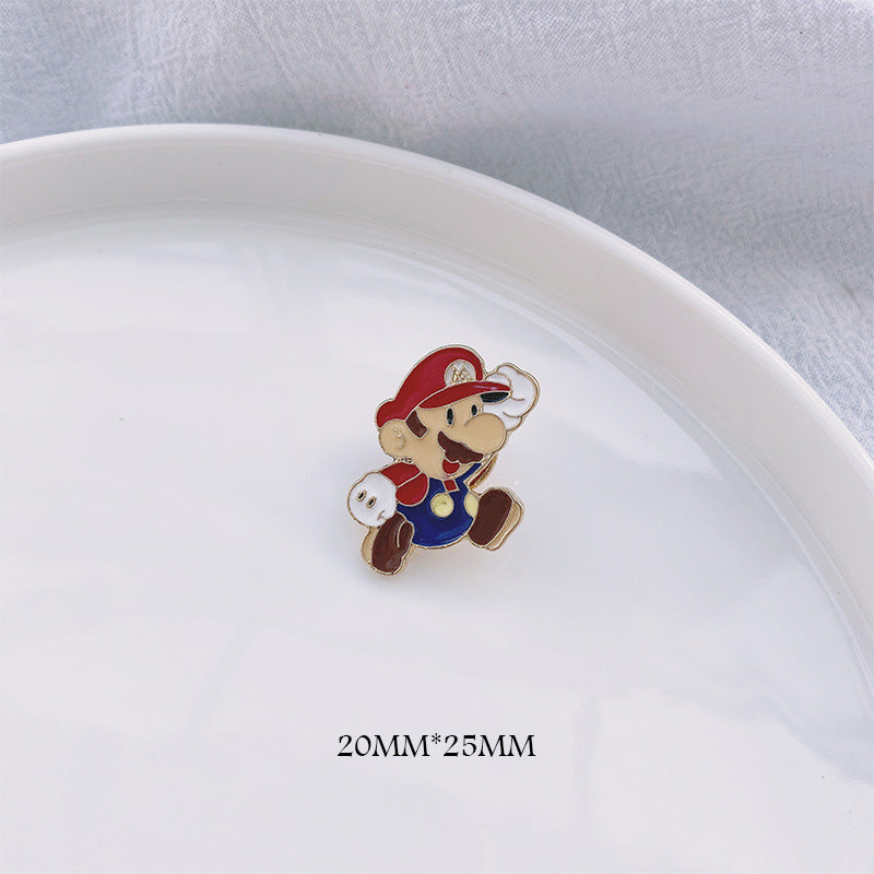 Alloy cute cartoon anime brooch MIC-QiSen010