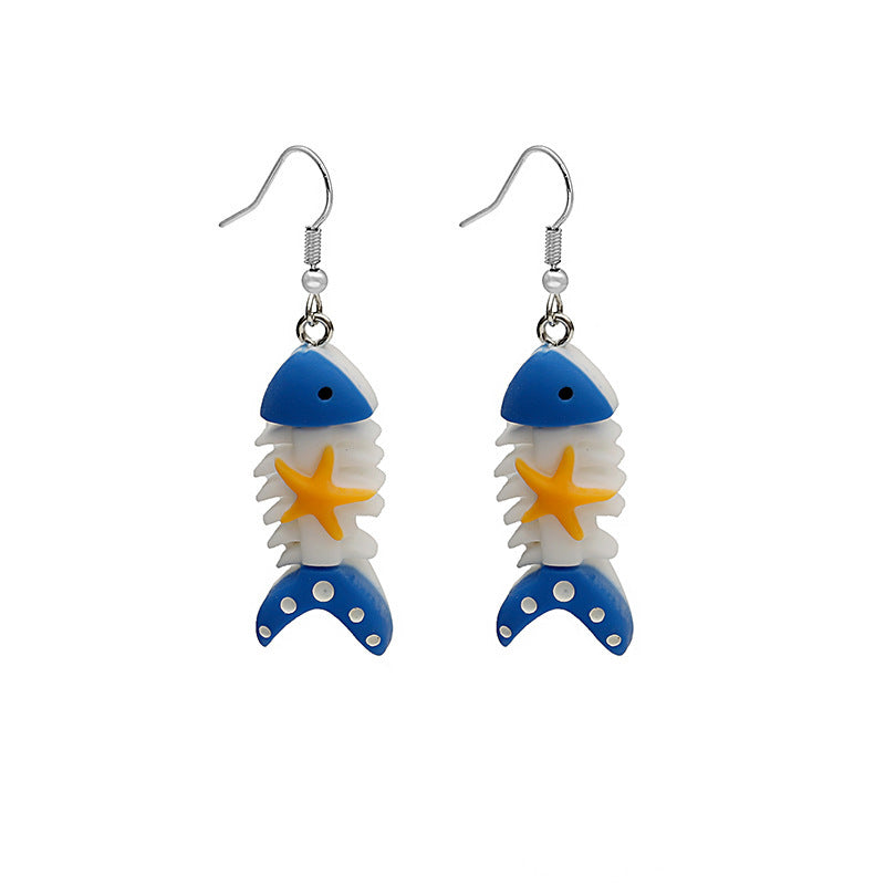 Alloy animal fried egg earrings MIC-MDD007