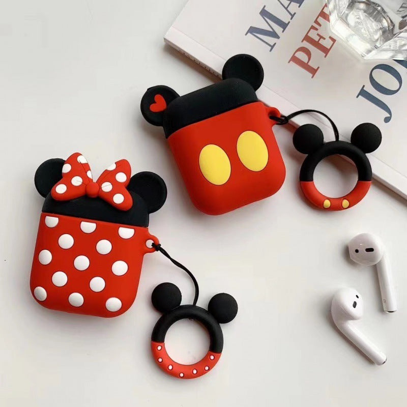 Silicone cartoon earphone case (Minimo de compra 2) MIC-JLF012