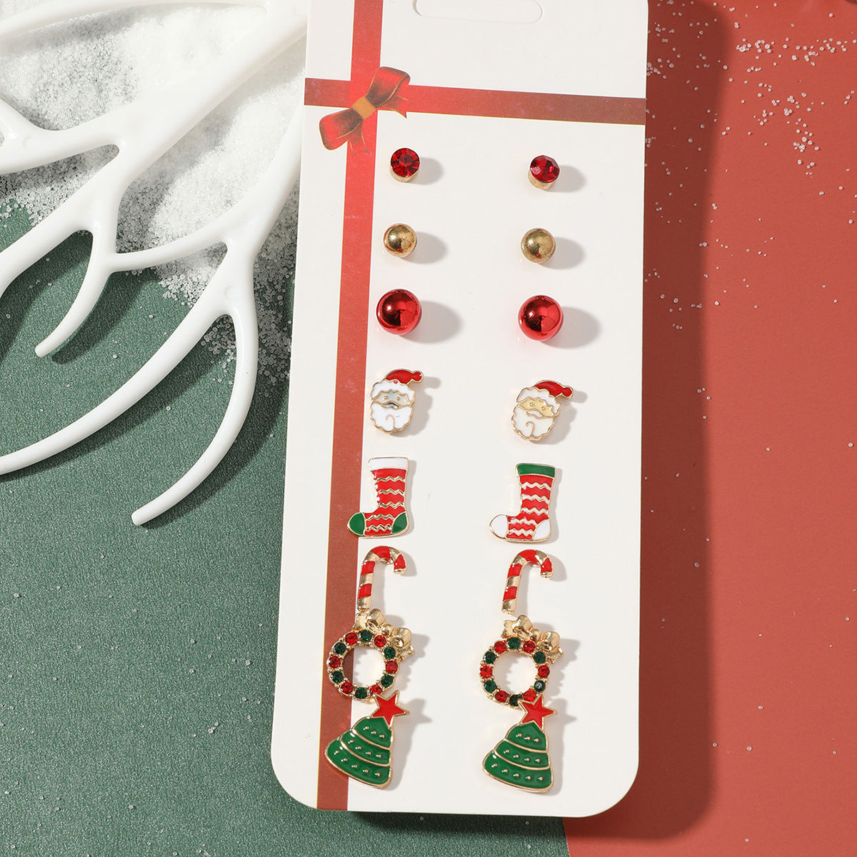 Alloy New Christmas Earrings (Minimo de Compra 2) MIC-MiaoY092