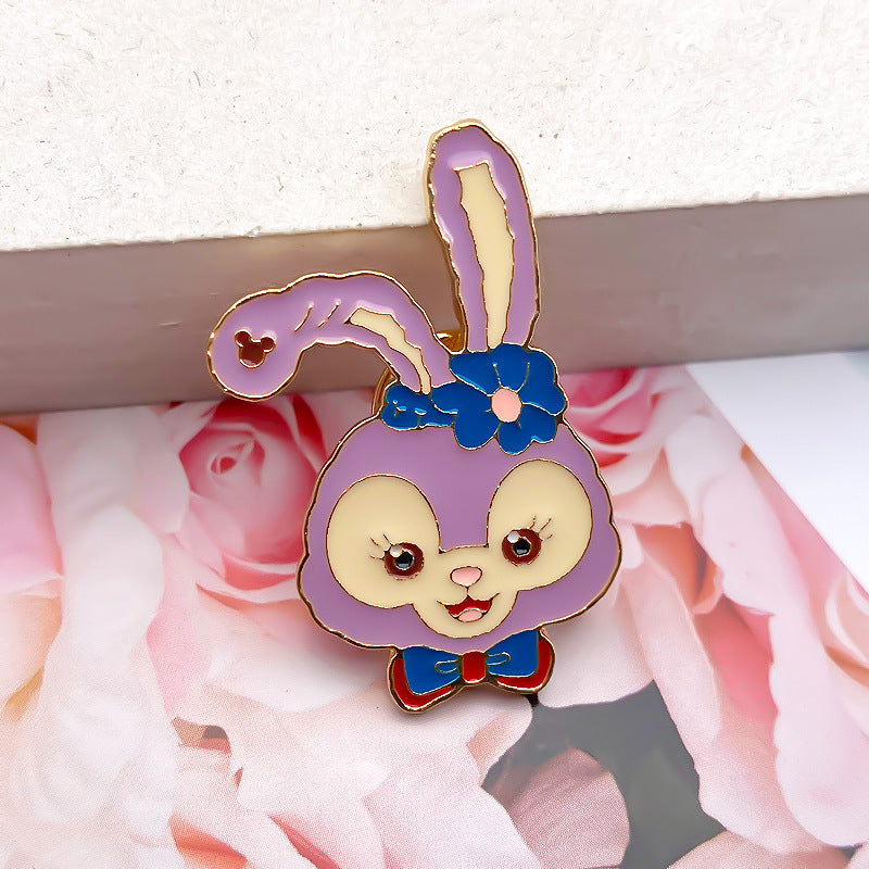 Alloy cartoon Lingna Beier brooch (Minimo de compra 2) MIC-FuD008