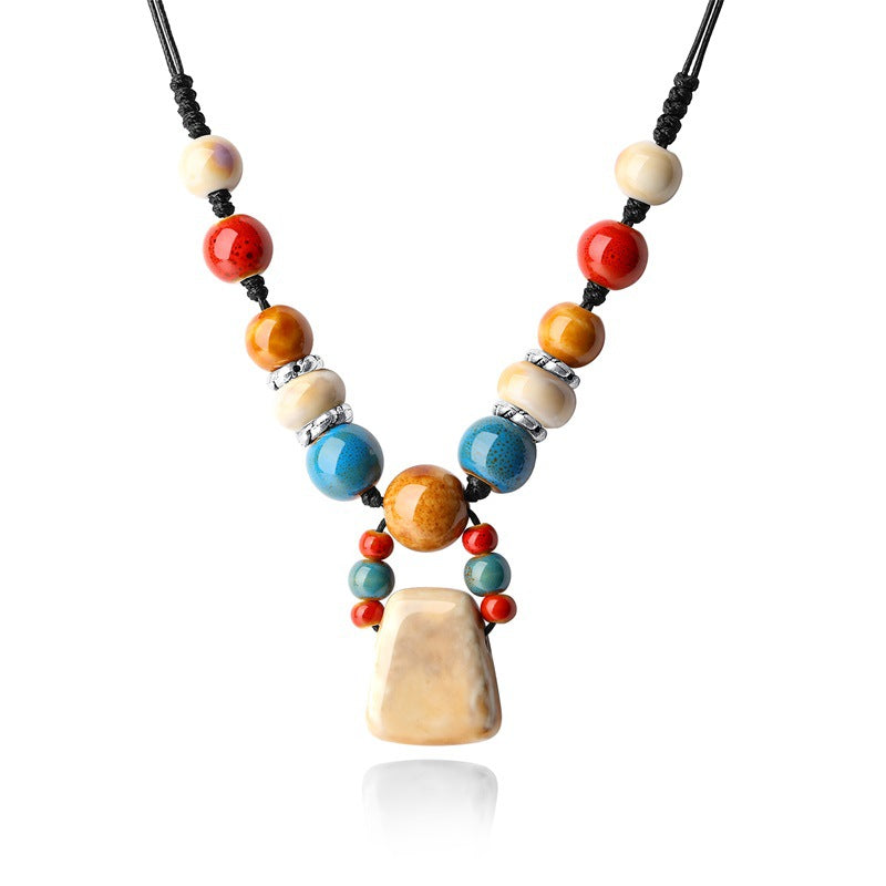 Alloy Bohemian necklace (Minimo de Compra 2)  MIC-WeiL007