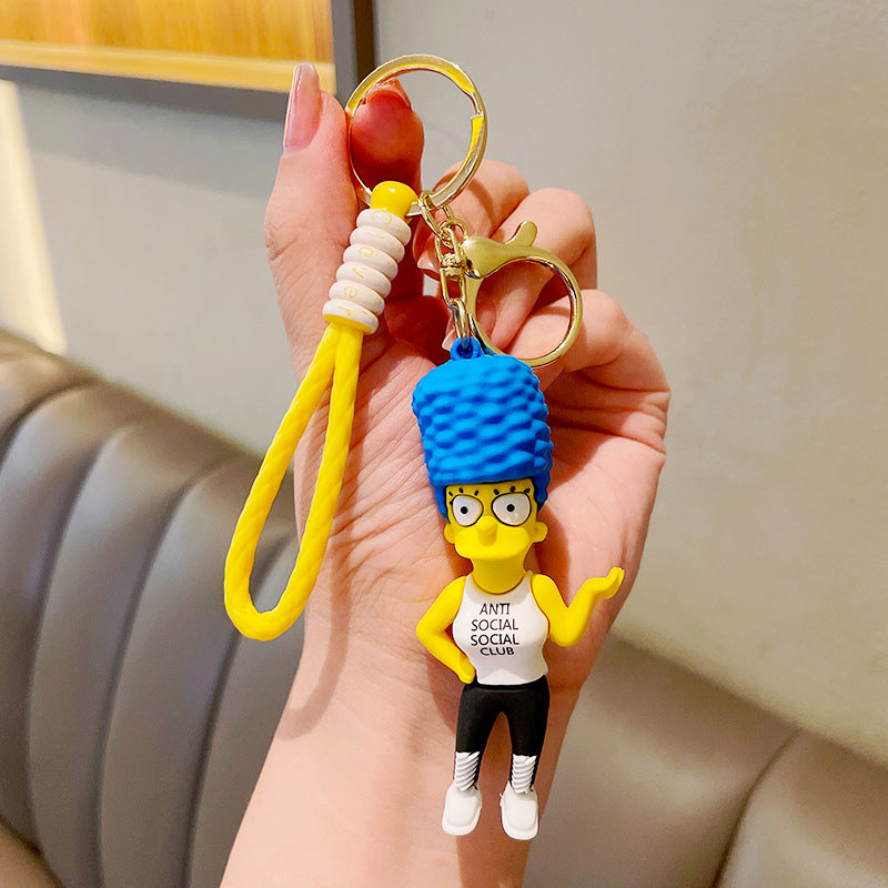 Keychain PVC Cute Cartoon Doll Pendant Minimo de compra 2 (M) LeZ031