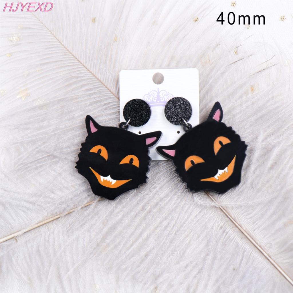 Acrylic Halloween Jack Tongue Cat Ear Studs (Minimo de compra 5) MIC-XiaoY044