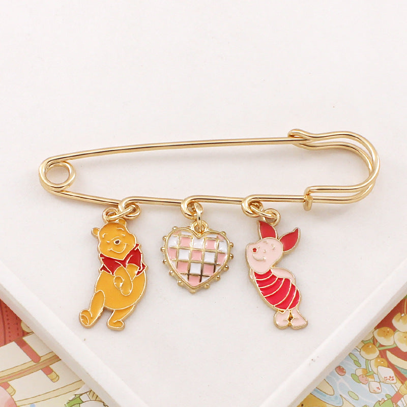 Alloy cute cartoon anime brooch (Minimo de compra 2) MYA--LiY033