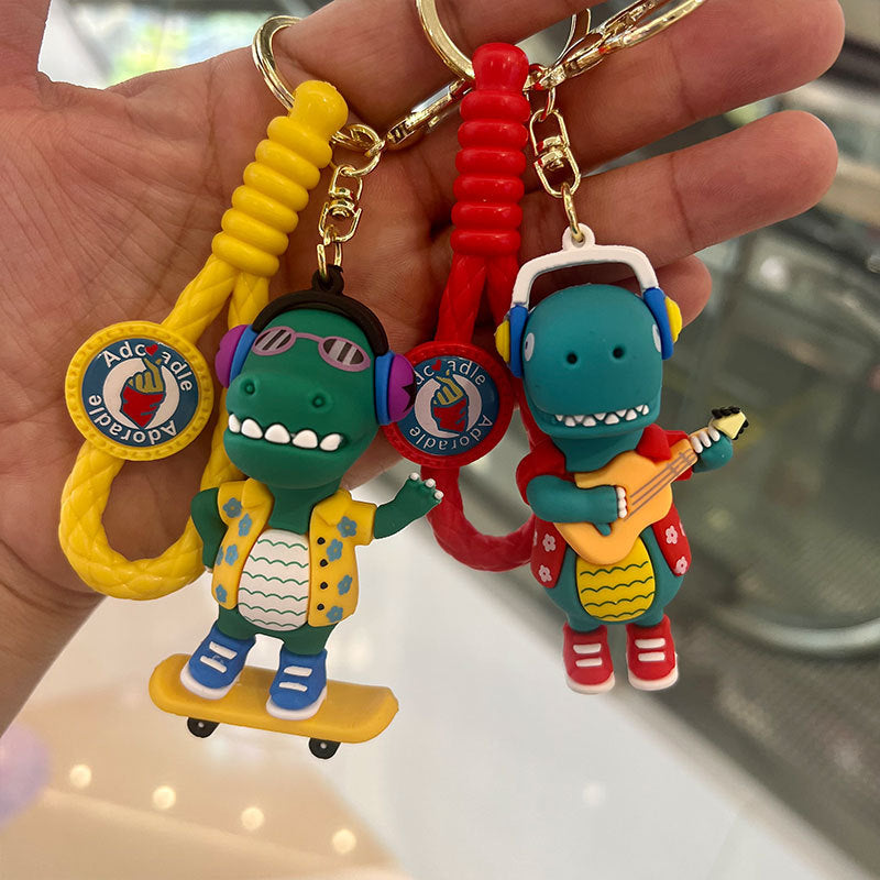 PVC sports dinosaur cartoon keychain MIC-MiaoY075