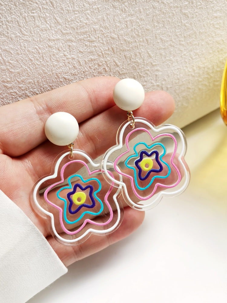 Alloy cartoon dog transparent ear clip (Minimo de Compra 2) MIC-KaiT020