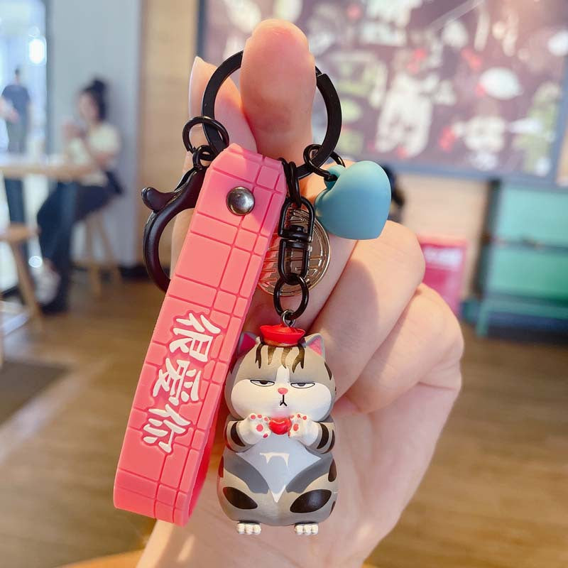 PVC cartoon doll keychain MIC-JinG004